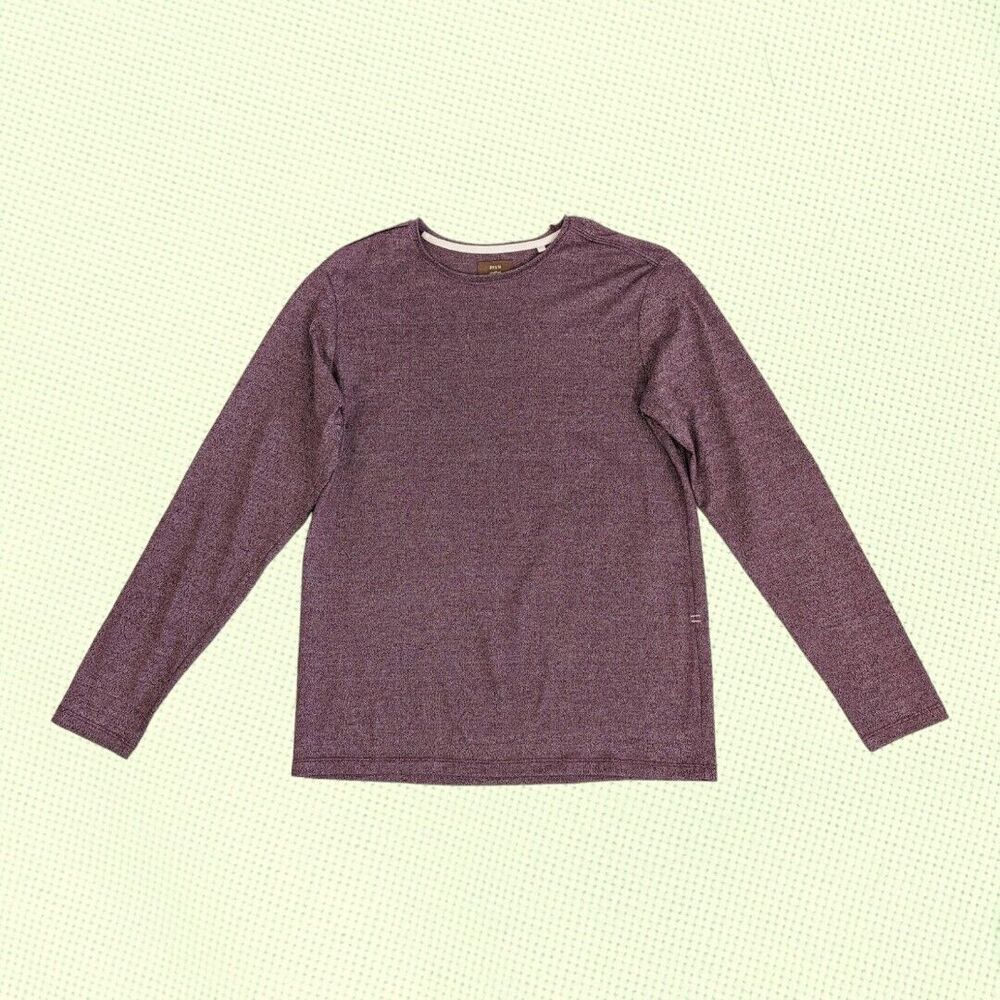 Rye 51 Long Sleeve Shirt Men’s XXL 2XL Burgundy Red Made in‎ Peru